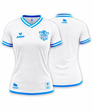 CAMISA DE JOGO MARÍLIA BRANCA BABY LOOK